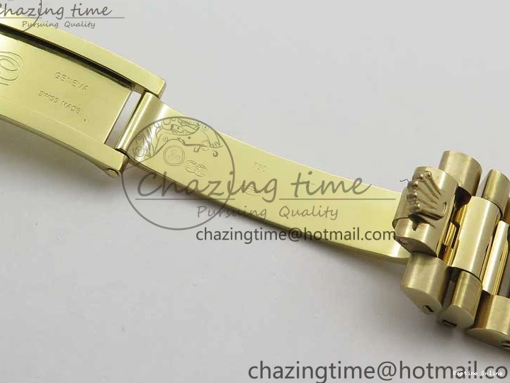 0116 Day-Date 40mm 228239 BP New Dial Version 904 YG Silver Roman Markers Dial on SS President Bracelet A Popular 2806